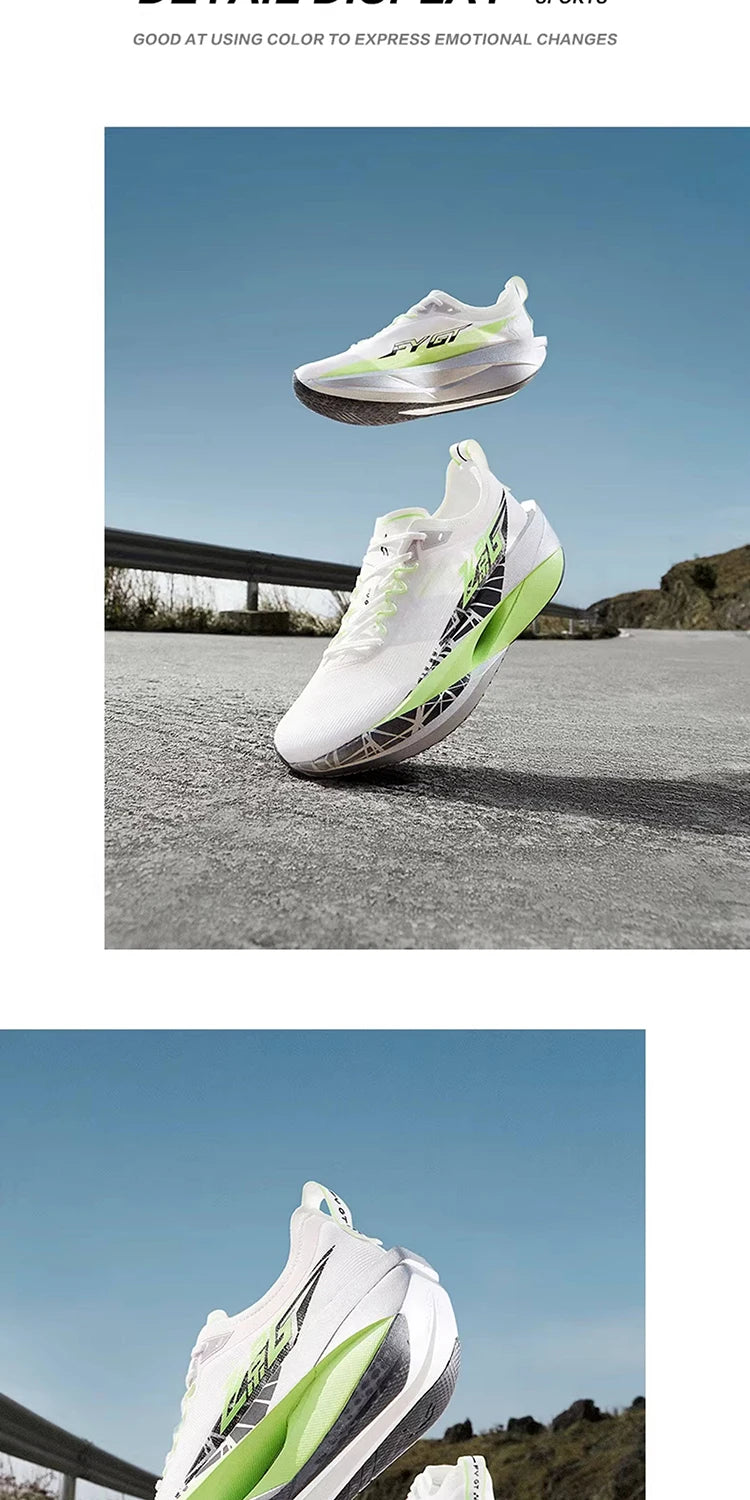 QIAODAN Feiying GT 2026 Men's Carbon Plate Marathon Racing Running Shoes Lightweight Breathable Athletic Sneakers QDB023262260
