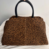 Motingsome Oversized 40cm Women Tote 100% Natural Suede Leather Lady Handbag Luxury Daily Bags Bowling Purses Matte Cowhide Bag