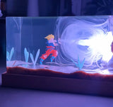 Rechargeable Dragon Ball Gogeta Lamp Gogeta Ligh Son Goku Light Lamp Magnet Light Model Kakarotto Kamehameha Wave Vegetmagnetic 