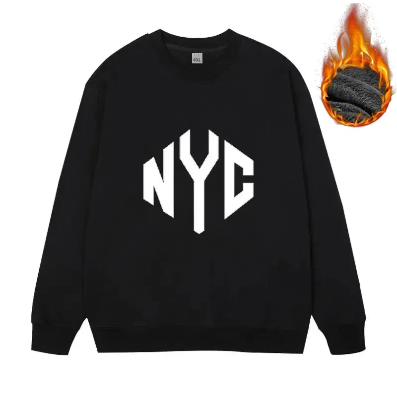 Men's Plus Size Fleece Sweatshirt XL–7XL