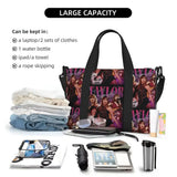 Custom The Eras Tour 1989 Taylor's Swift's American Pop Singer Tote Bag Women Large Capacity Beach Gym Travel Bags