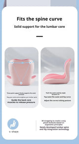 Upgrade "L" Shape Memory Foam Orthopedic Cushion Comfort Ergonomic Design Back Coccyx Pillow Car Seat Office Chair Pain Relief