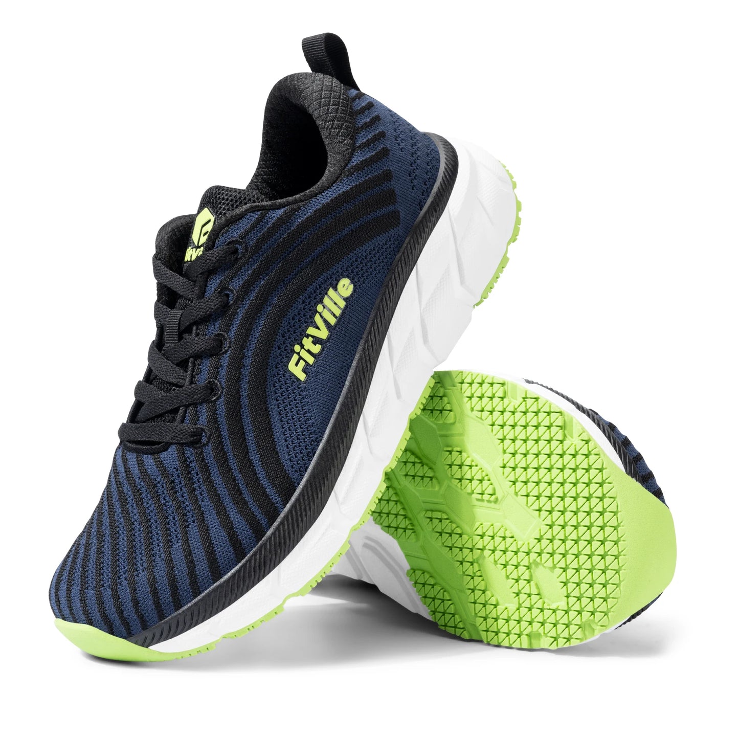 FitVille Wide Toe Box Running Shoes for Men | FlowCore V2