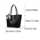 Genuine Soft Leather Tote Bag Women's Large Capacity Carrying Bags Designer Handbag Vintage Shoulder Bag Brand Commuting Bags