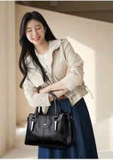 Genuine 3 Layers High Quality Soft Leather Ladies Shoulder Crossbody Bags for Women Luxury Handbags Women Bags Designer