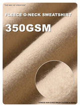 Men's 350gsm Fleece Crewneck Sweatshirt