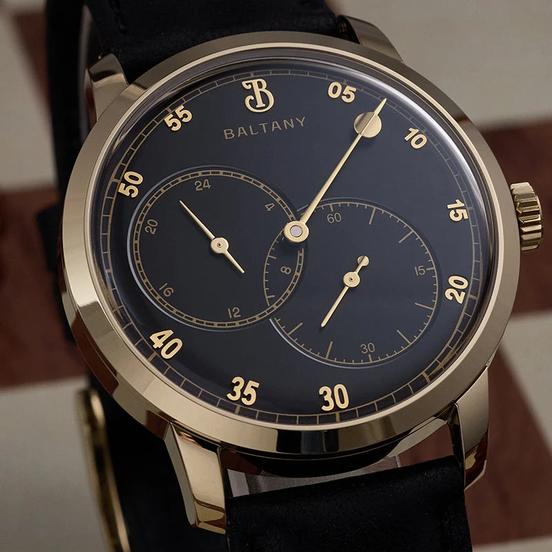 Baltany S4098 Original Design Asymmetric Dial 82S7 Retro Watches Stainless Steel 38MM Automation Mechanical Dress Watch For Man