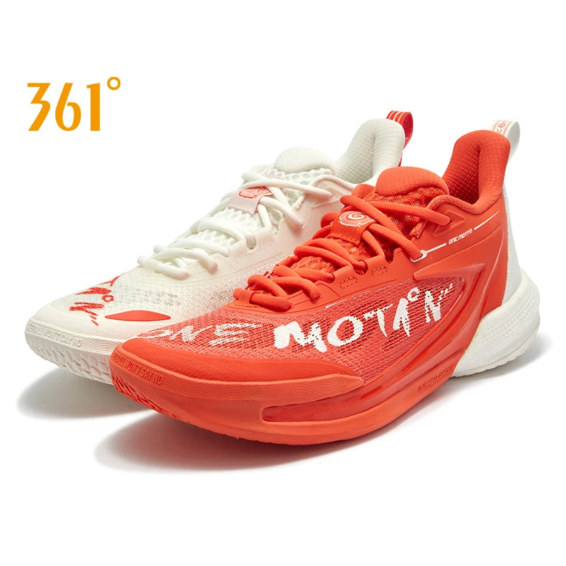361 Degrees ONE MOTION 2.0 Men Basketball Shoes New Breathable Shock-Absorbing Non-slip Wear-resistant Male Sneakers 672511101