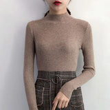 Women's Mock Neck Knit Sweater