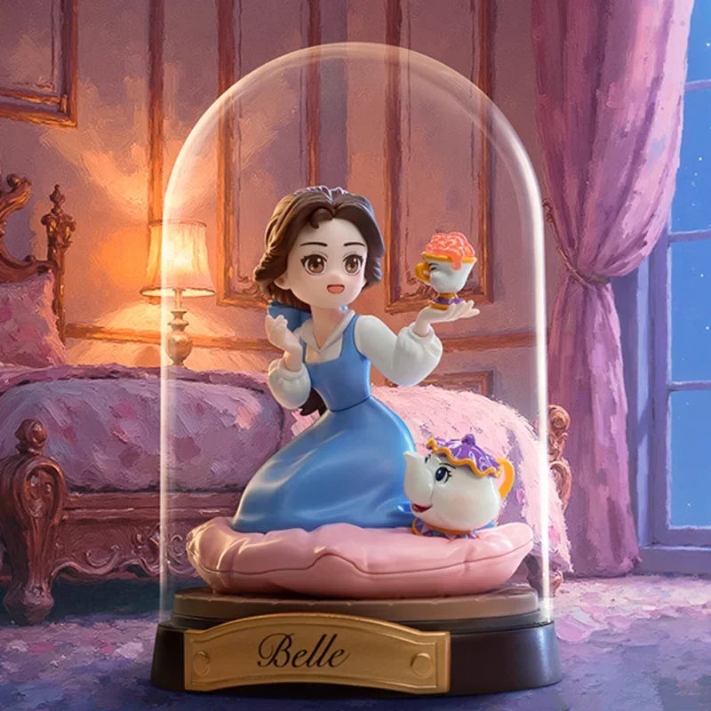 POP MART Disney PRINCESS Create Your World Series Blind Box Surprise Mystery Box Anime Action Figurines Home Decor Desktop Model