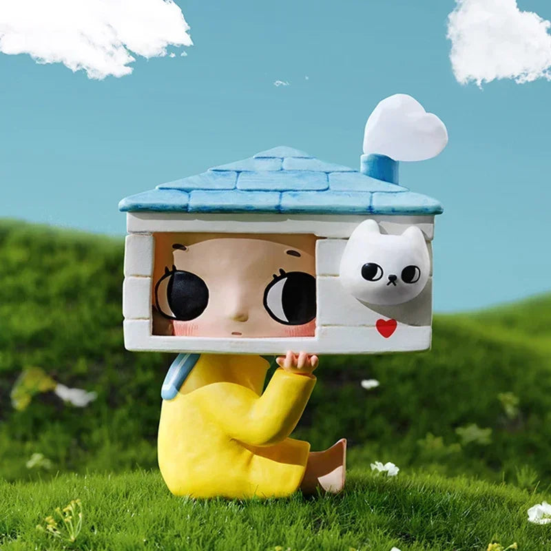 POP MART Nyota Growing Up By Your Way Series Blind Box Guess Bag Mystery Box Toys Doll Cute Anime Figure Desktop Ornaments