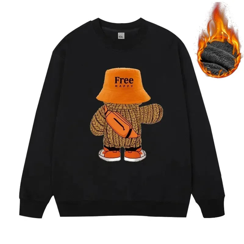 Men's Plus Size Fleece Sweatshirt XL–7XL