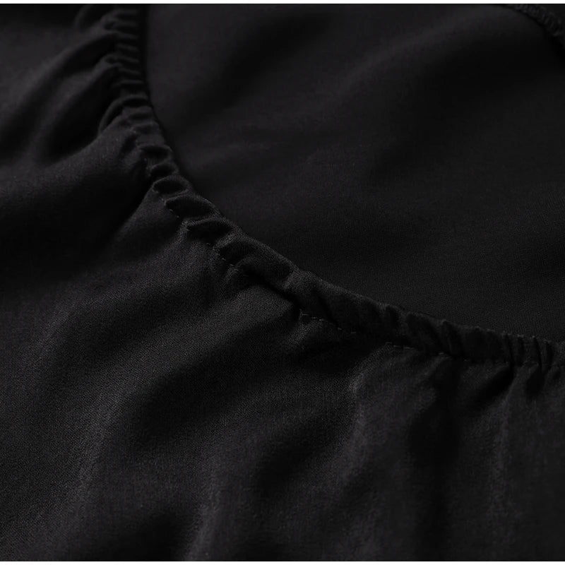 Elegant Ribbon Halter Maxi Dress