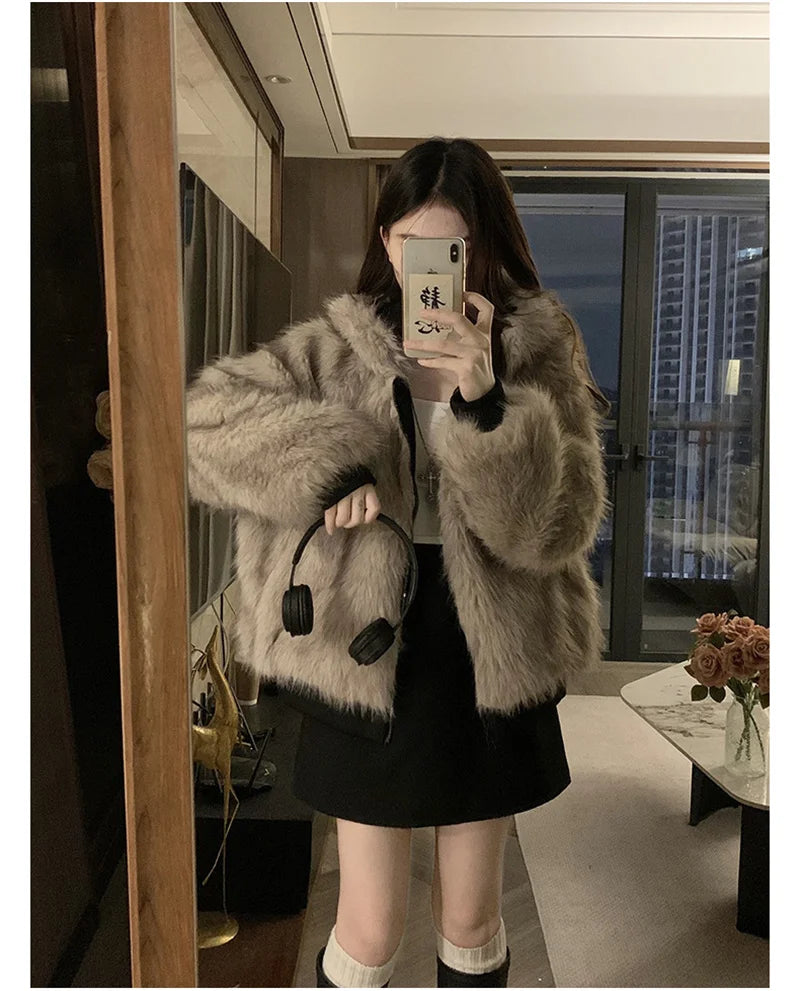 Double-Sided Hooded Winter Parka