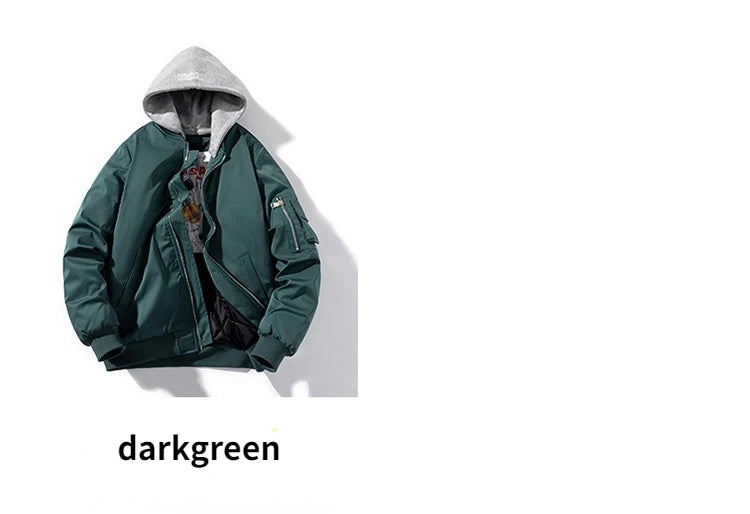Hooded Bomber Pilot Jacket
