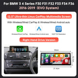 12.3" BMW F30/F36 CarPlay & Android Auto Screen Upgrade