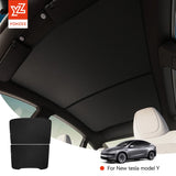 Tesla Model 3/Y Graphene Honeycomb Roof Sunshade Set
