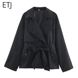 British Style Belted Trench Coat