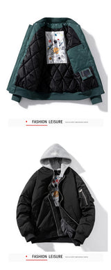 Hooded Bomber Pilot Jacket