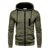 Men’s Fleece Zip-Up Hoodie with Pockets