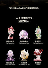 POPMART SKULLPANDA Petals In Four Acts Series Blind Box Genuine Toys Kawaii Anime Action Figure Guess Bag Doll Mystery Box Gifts
