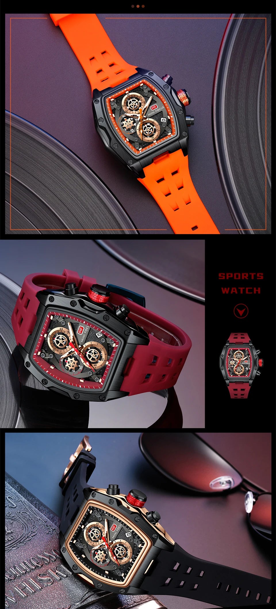 MINI FOCUS Warrior Chronograph Men’s Watch