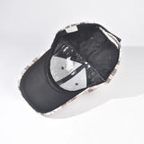 Unisex Checkered Baseball Cap with Adjustable Strap