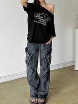Casual Relaxed Graphic Tee | Chic Summer Streetwear