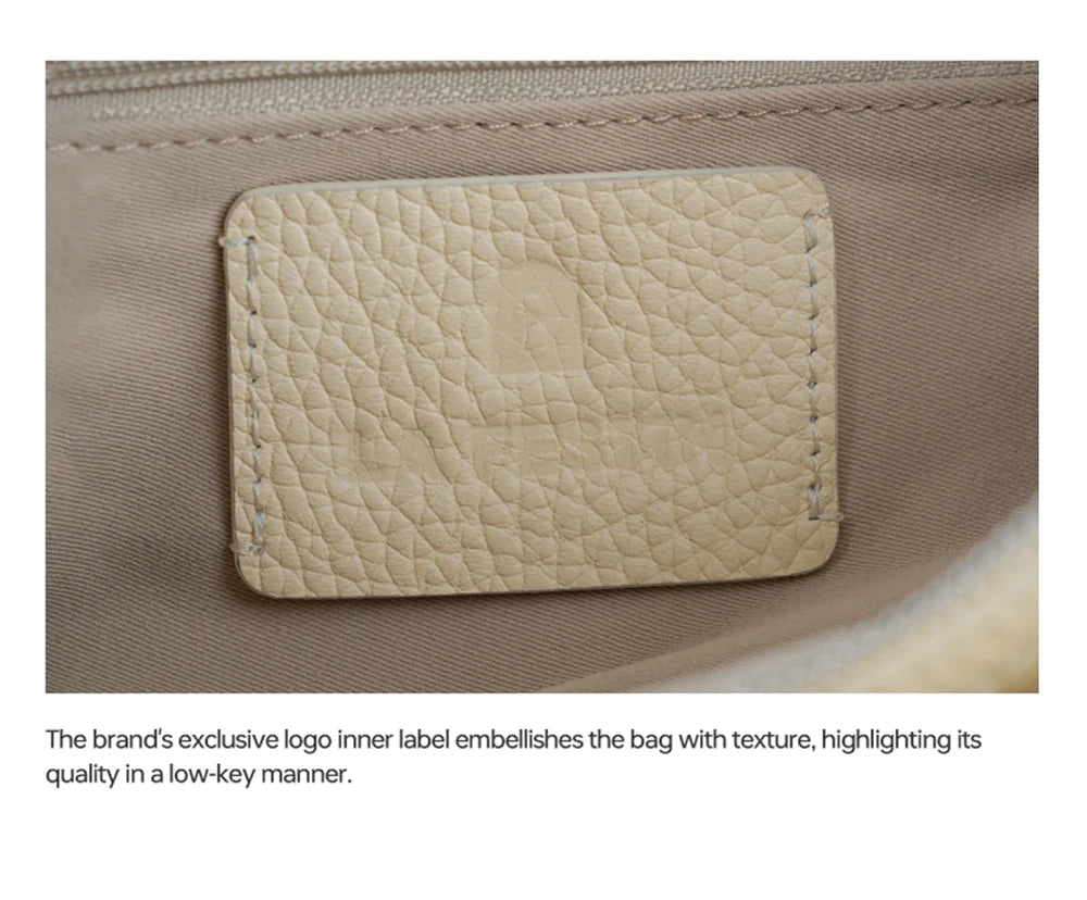 LA FESTIN Original Handbag Women New Shoulder Bags Fashion Half Moon Bag Crossbody Bag Luxury Brand Bags Ladies Leather Bag