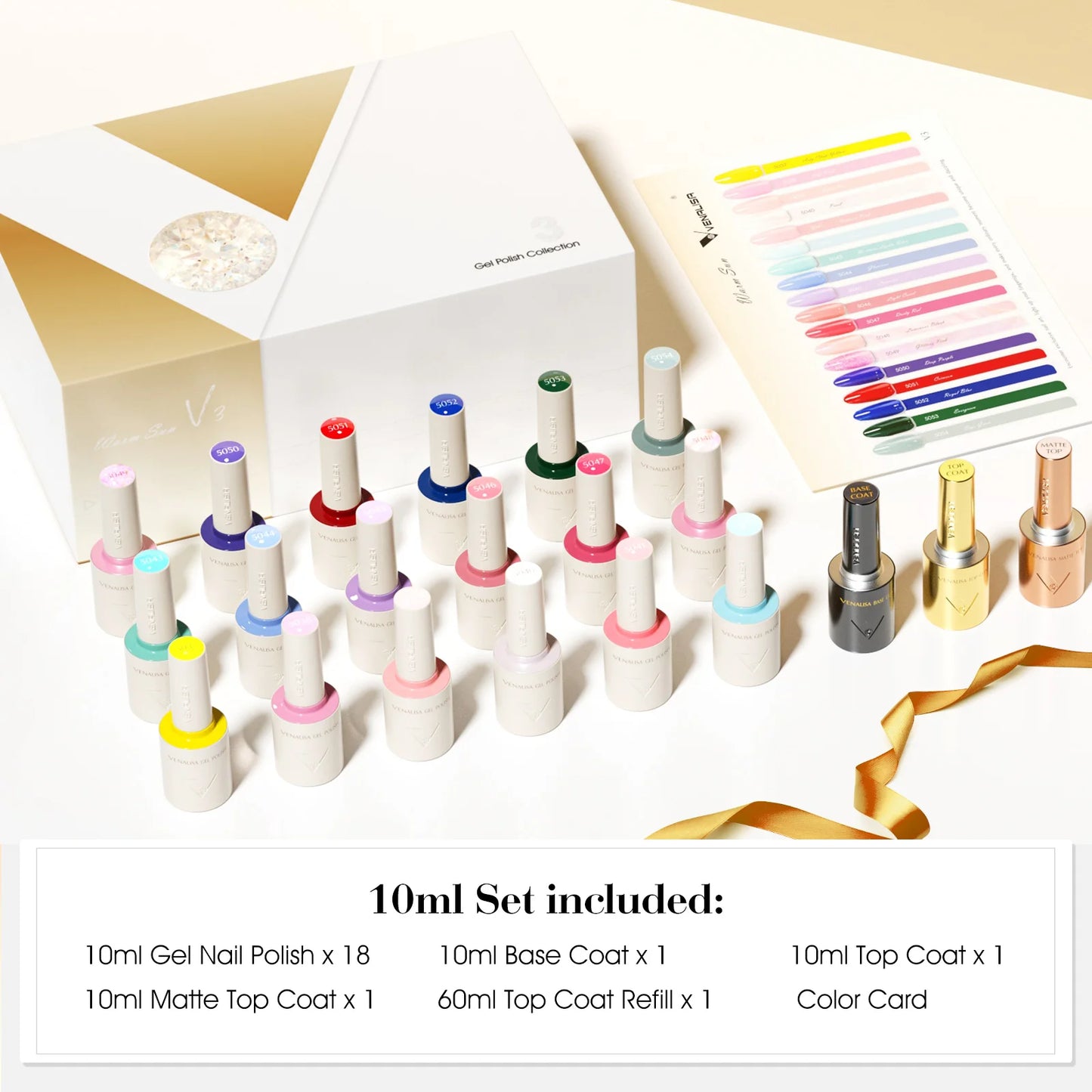 VENALISA 10ml Gel Polish Kit – HEMA & TPO Free