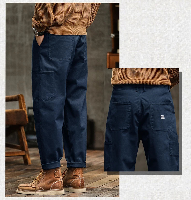 HIQOR Men's Relaxed Cargo Pants – Vintage Safari Style