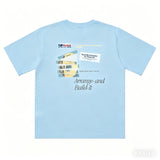 Kodak Vintage Film Print Cotton T-Shirt — Men's Casual Streetwear Tee