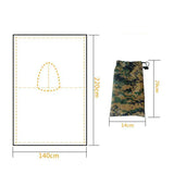 Tactical Camo Raincoat – Packable Waterproof Poncho