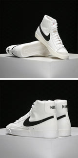 Nike Official Authentic BLAZER MID '77 Men's and Women's Casual Comfortable Sneakers BQ6806-100