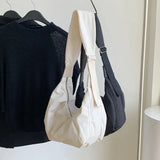 New Fashion Summer Large Capacity Casual Nylon Women Shoulder Bag Korean Style Hobos Bag Youth Crossbody Shoulder Bag