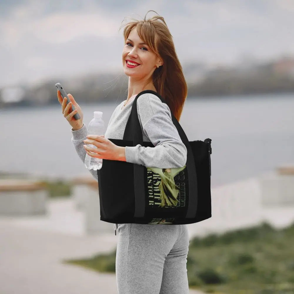 Custom The Eras Tour 1989 Taylor's Swift's American Pop Singer Tote Bag Women Large Capacity Beach Gym Travel Bags
