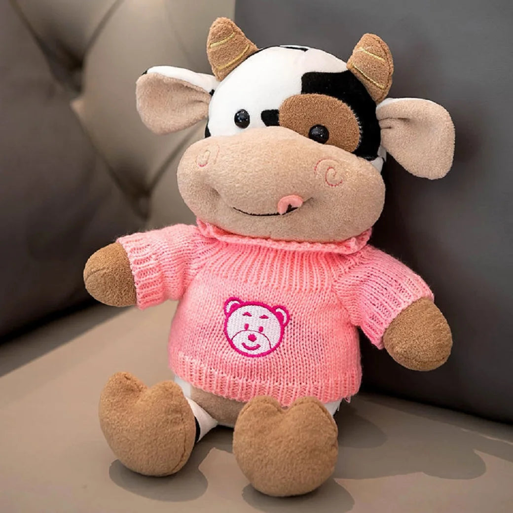 Adorable Plush Cow Doll
