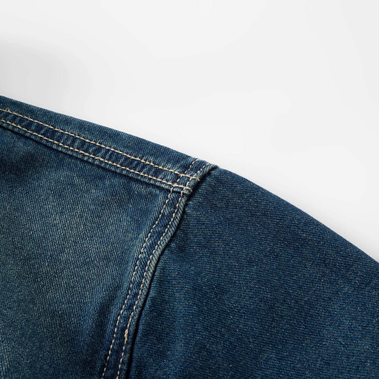Men's Casual Denim Shirt Jacket Classic Button Up Workwear Style Jean Coat for Spring Fall