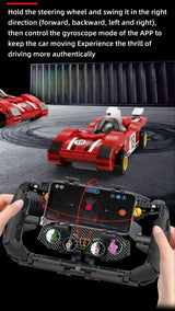 Technical Blocks Formula Racing Vehicle Steering Wheel Machine Creative MOC Building Block Toys Birthday Gifts for Adult 800+pcs