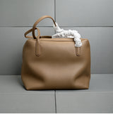 XHTY Genuine Leather Shoulder Bag Underarm Bag Women Soft Large Capacity Bowling Bag Simple Fashion Top Layer Cowhide New Model
