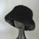 1pcs Winter Faux Fur Bucket Hat Warm Fluffy Plush colorful soft Winter hat Personality fur Fisherman Hats for women Plush hat겨