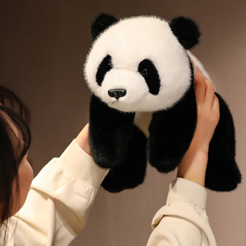 Soft Animal Plush Pillow – Bear & Panda Cuddle Doll
