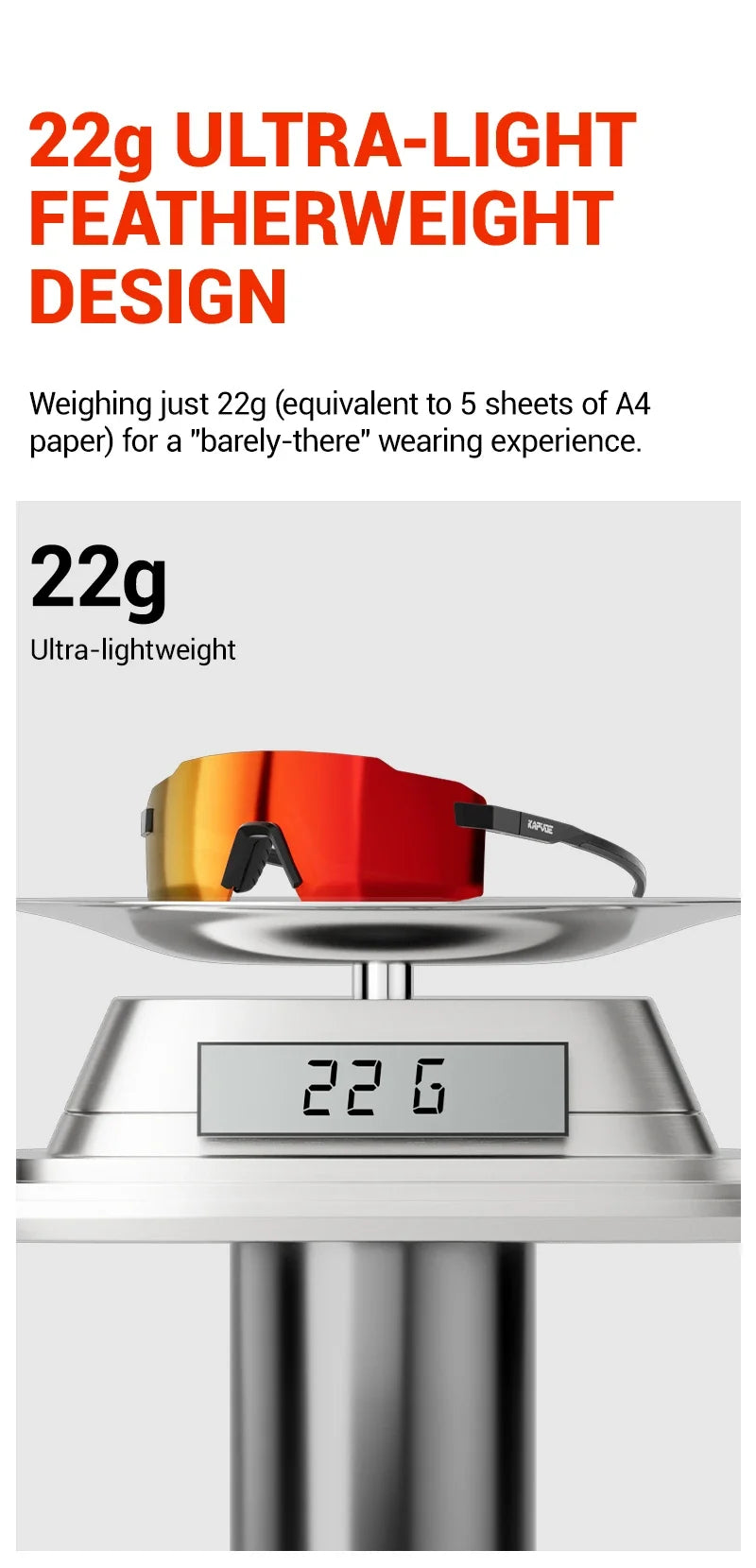 Kapvoe Fashion Sunglasses for Men Photochromic Runnning Glasses Light-Weight Cycling Glasses Bike Women UV400 Hiking Eyewear