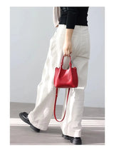Women Real Leather Crossbody Bags Luxury Small Size Cute Handbag Soft Shoulder Bag 2024 New Arrival Designer Style