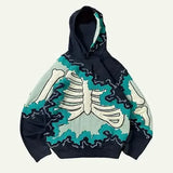 Men’s Skull Graphic Pullover Hoodie