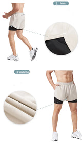 Performance Double-Layer Training Shorts | Moisture-Wicking Athletic Gear