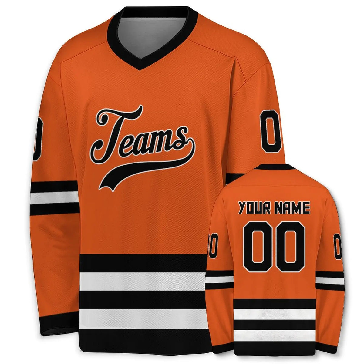 Custom Hockey Jersey with Personalized Name & Number