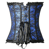 Gothic Overbust Corset Top - Slimming Waist Cincher