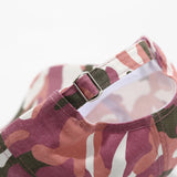Retro Camo Cotton Baseball Cap with 3D Embroidery