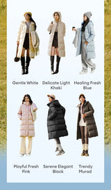 Women’s Longline Hooded Down Jacket